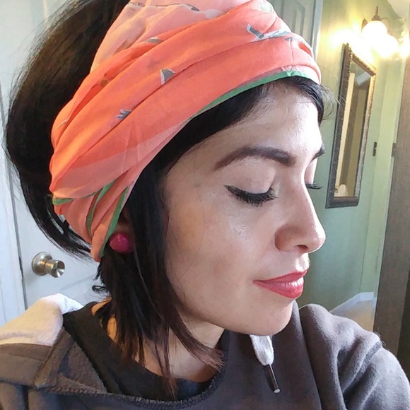 Vintage Accessories - Vintage scarf head wrap
